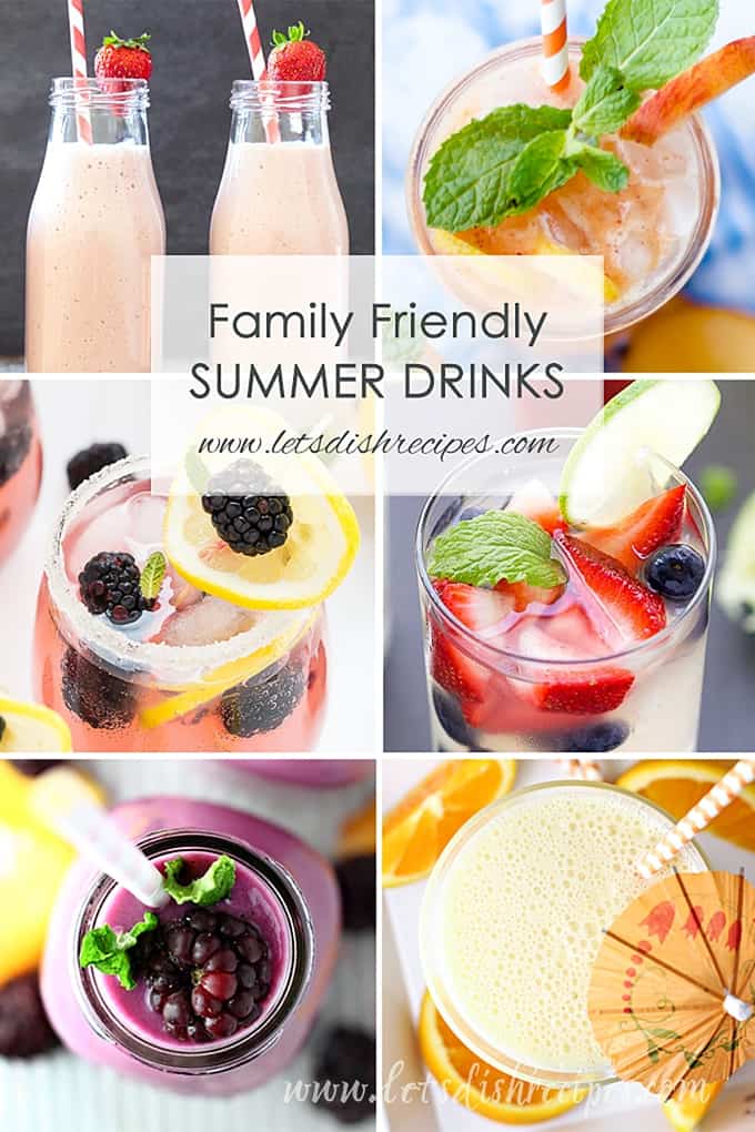 Family Friendly Summer Drinks