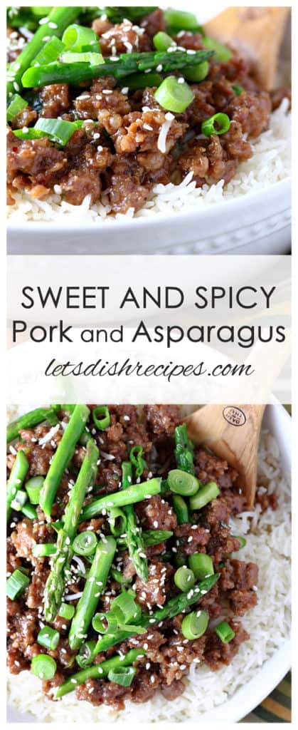 Sweet and Spicy Pork and Asparagus