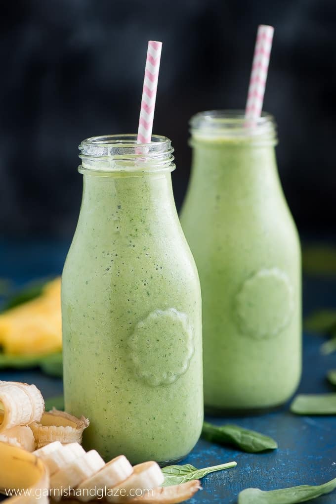 Pineapple Spinach Green Smoothie