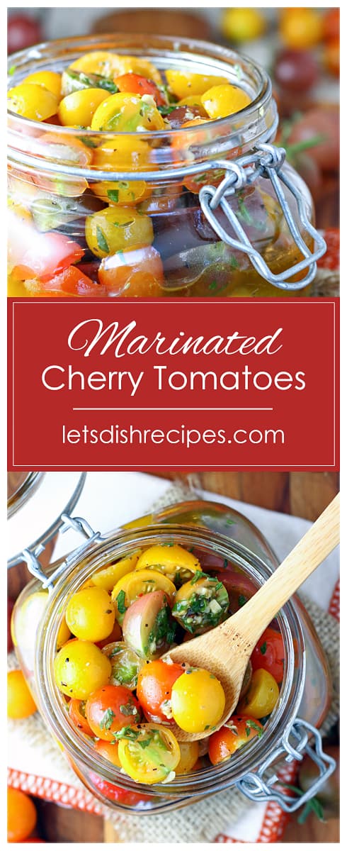 Easy Marinated Cherry Tomatoes
