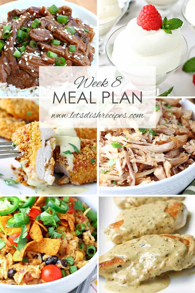 Easy Meal Plan 8 — Let's Dish Recipes