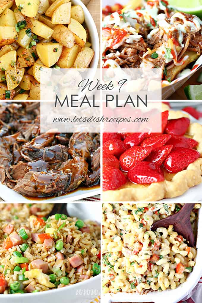 Let’s Dish Easy Meal Plan (Week 9) — Let's Dish Recipes