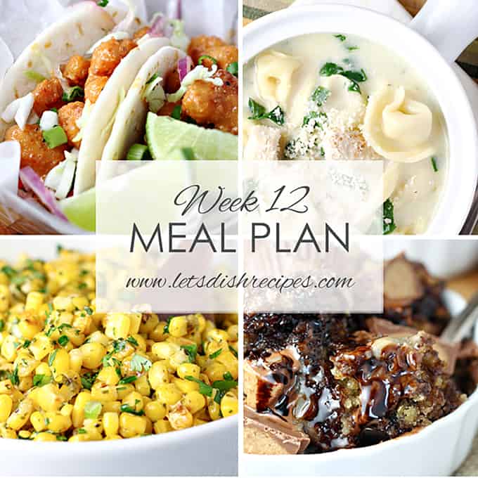 Easy Meal Plan 12