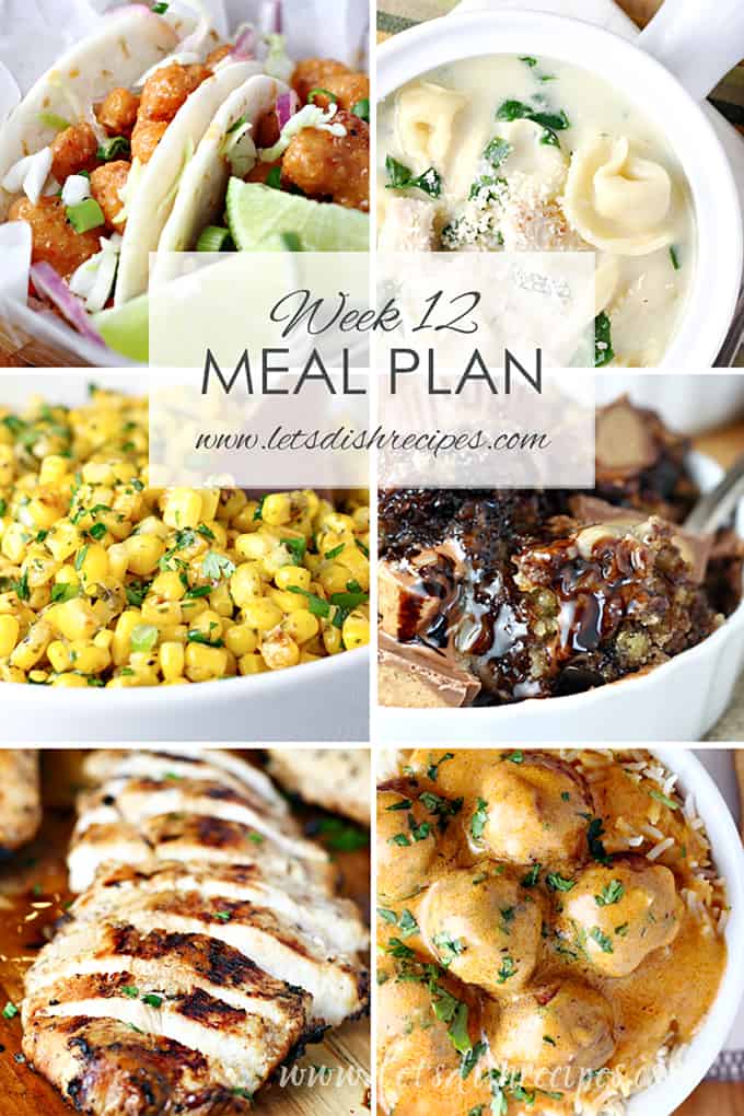 Easy Meal Plan 12
