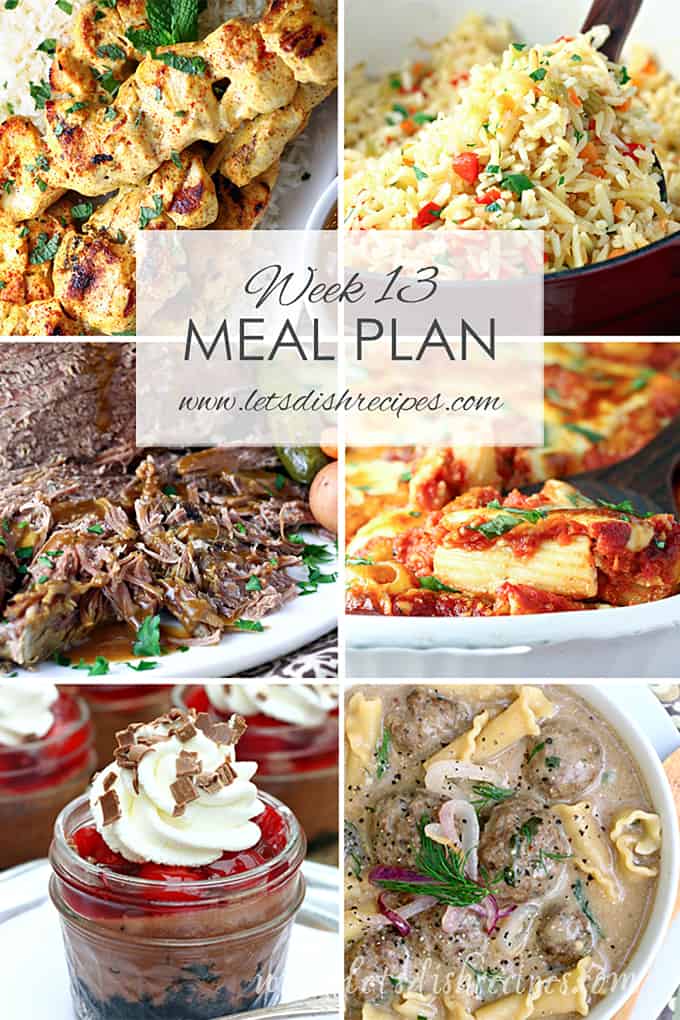Easy Meal Plan 13