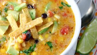 Chicken Cheddar Corn Chowder | Let's Dish Recipes