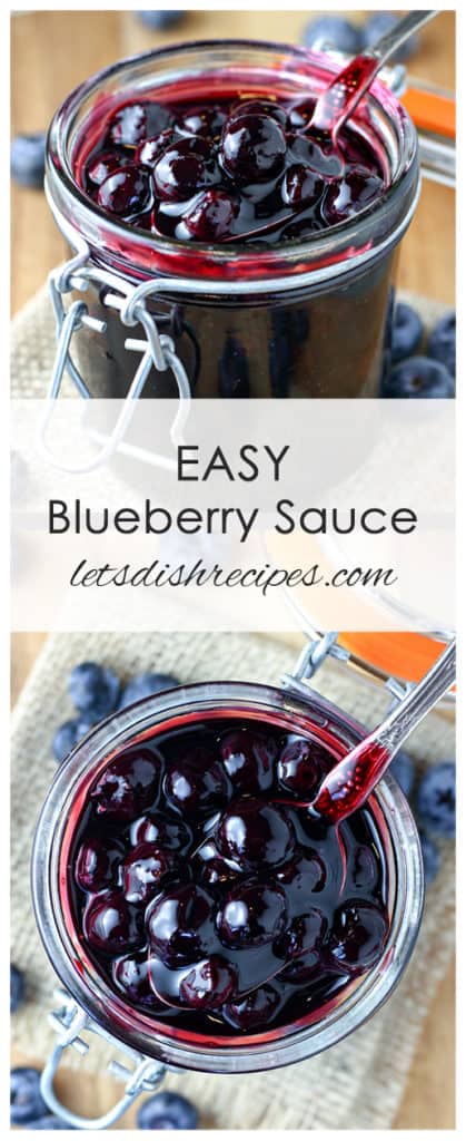 Easy Blueberry Sauce