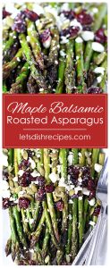 Maple Balsamic Roasted Asparagus