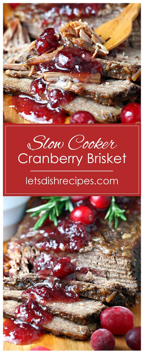 Slow Cooker Cranberry Brisket