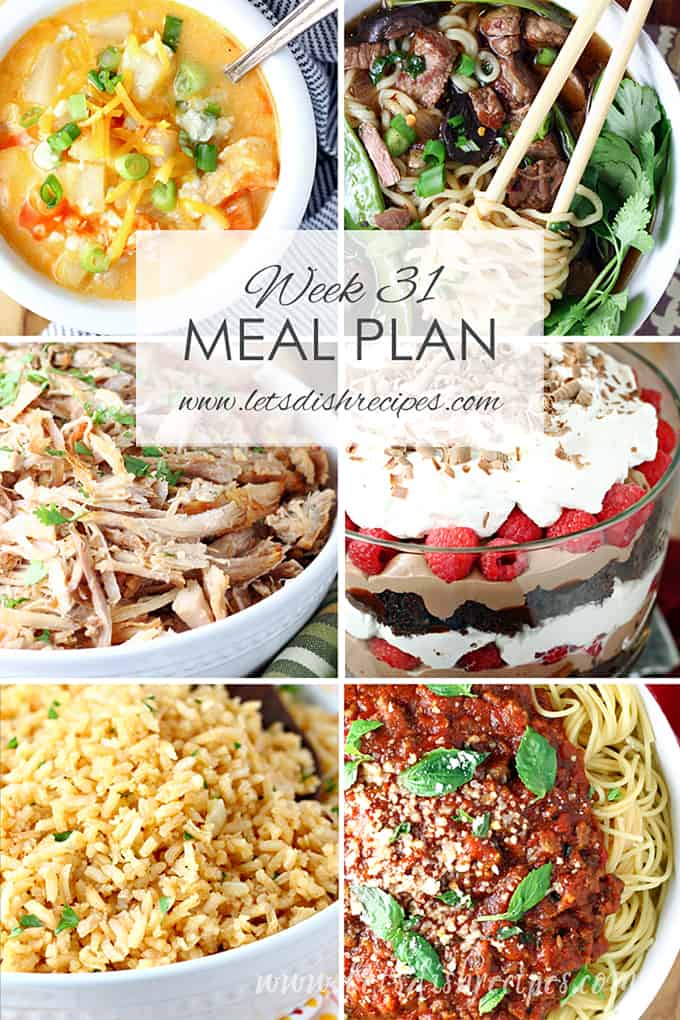 Easy Meal Plan 31