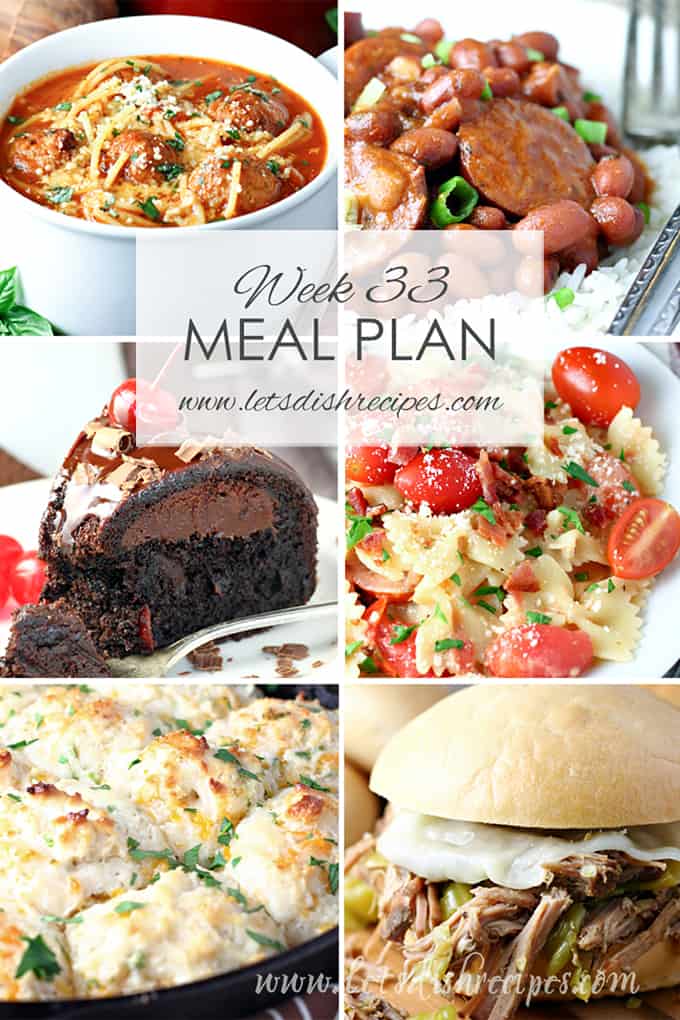 Easy Meal Plan 33