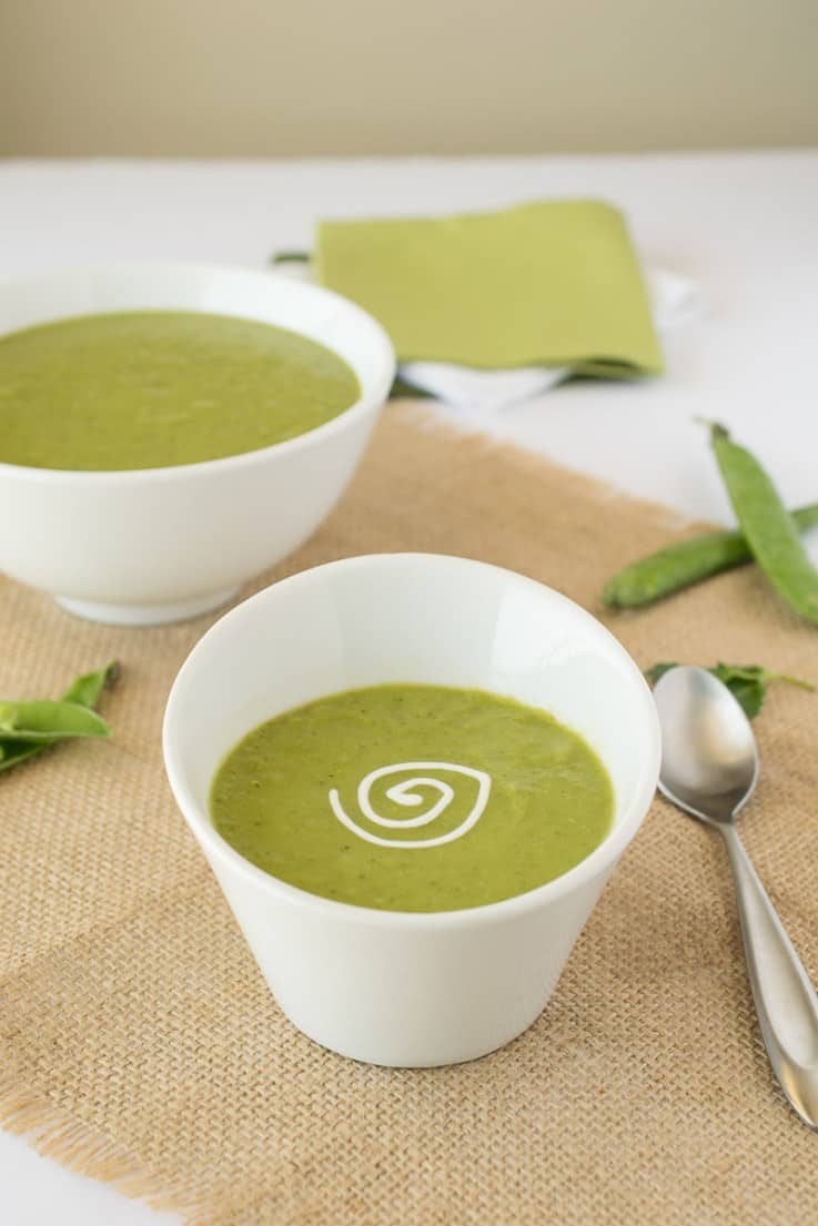 English Pea and Mint Soup