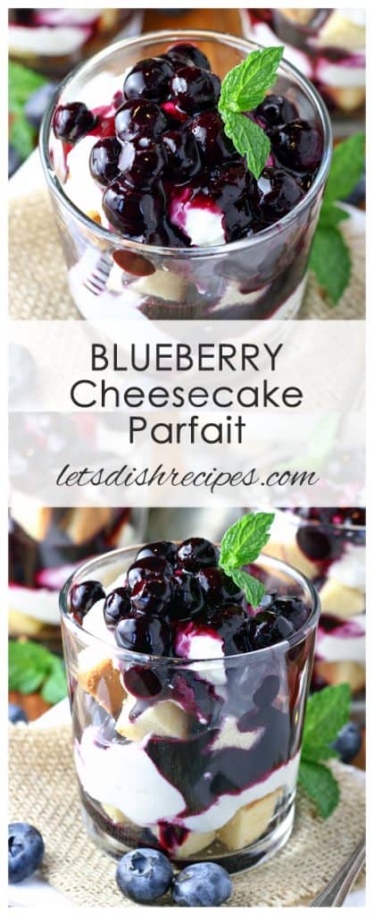 Blueberry Cheesecake Parfaits
