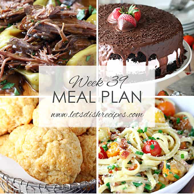 Weekly Meal Plan 39