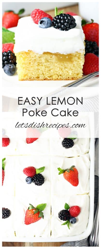 Easy Lemon Poke Cake