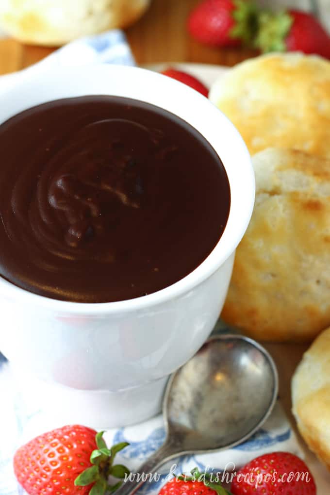 Chocolate Gravy with Biscuits
