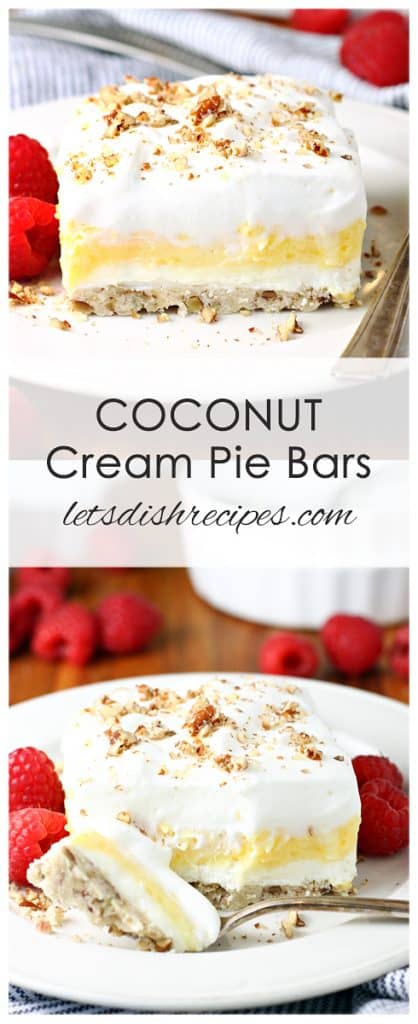 Coconut Cream Pie Bars