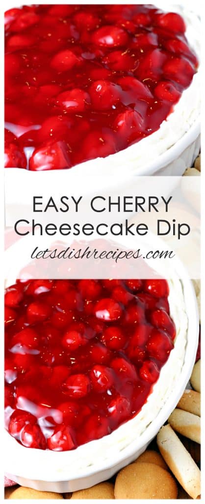 Easy Cherry Cheesecake Dip