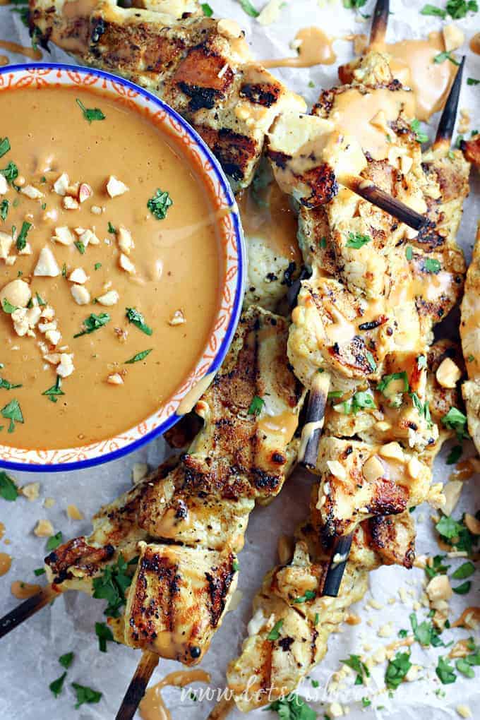 Grilled Chicken Satay Let S Dish Recipes,Bloody Mary Drink Ingredients