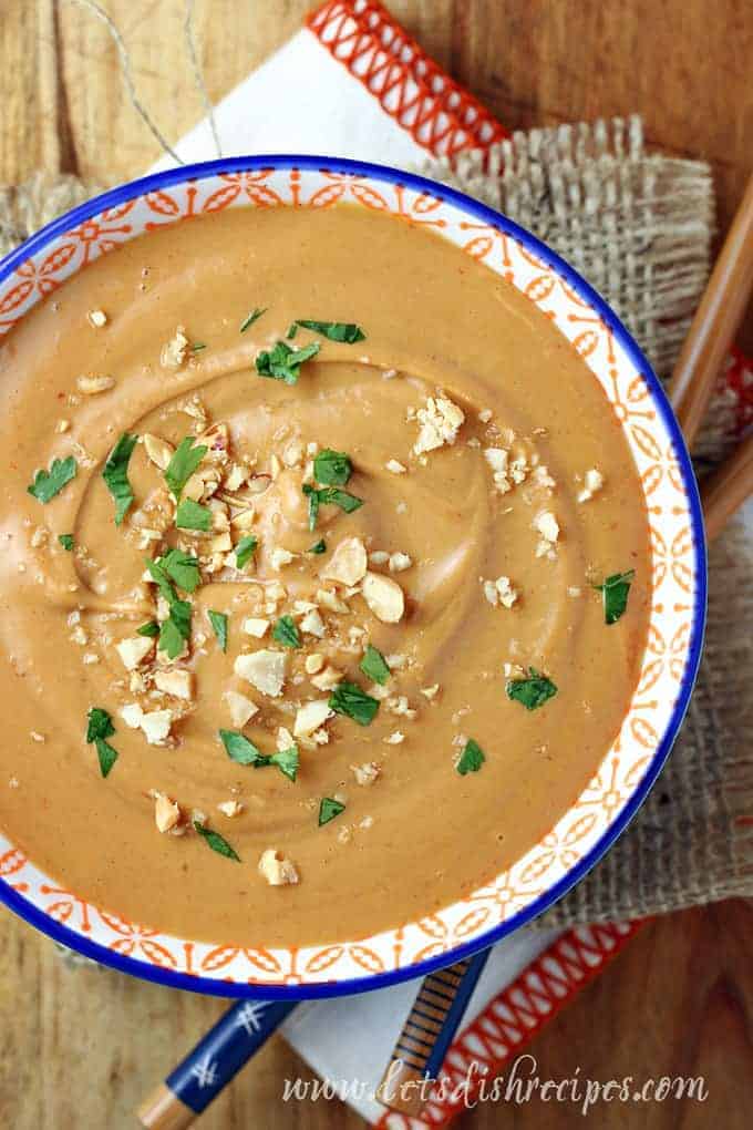 Homemade Thai Peanut Sauce Let S Dish Recipes