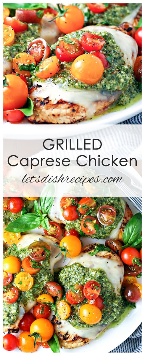 Grilled Caprese Chicken