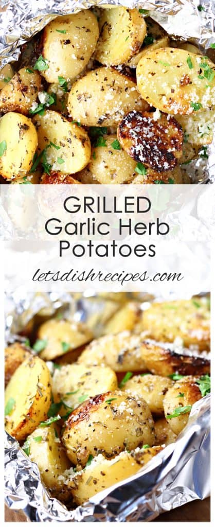 Grilled Garlic Herb Potatoes