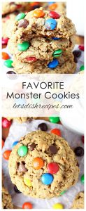 Favorite Monster Cookies | Let's Dish Recipes