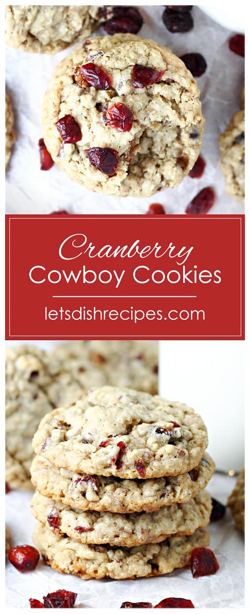 Cranberry Cowboy Cookies