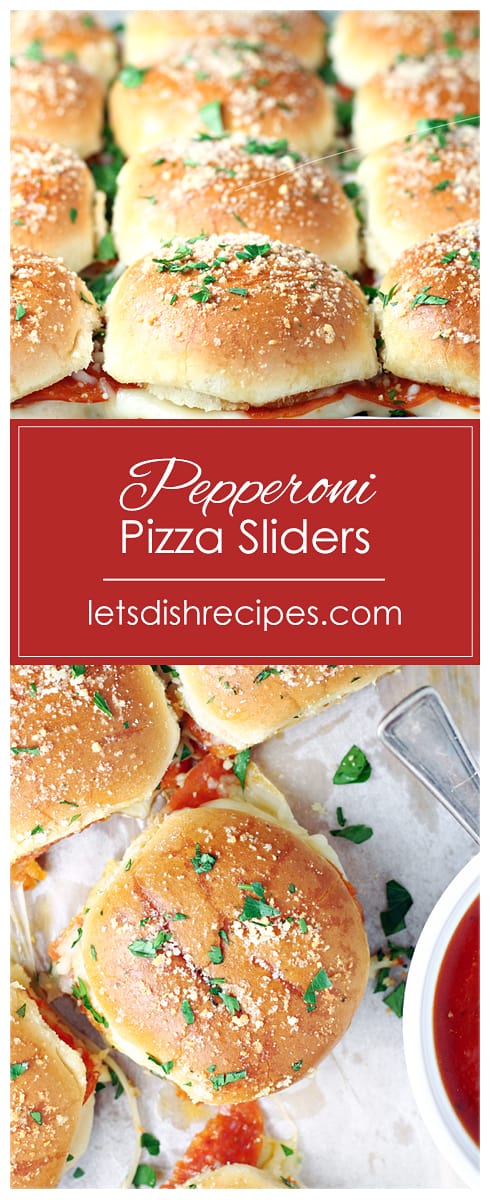 Pepperoni Pizza Sliders