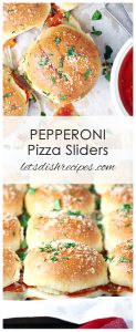 Pepperoni Pizza Sliders