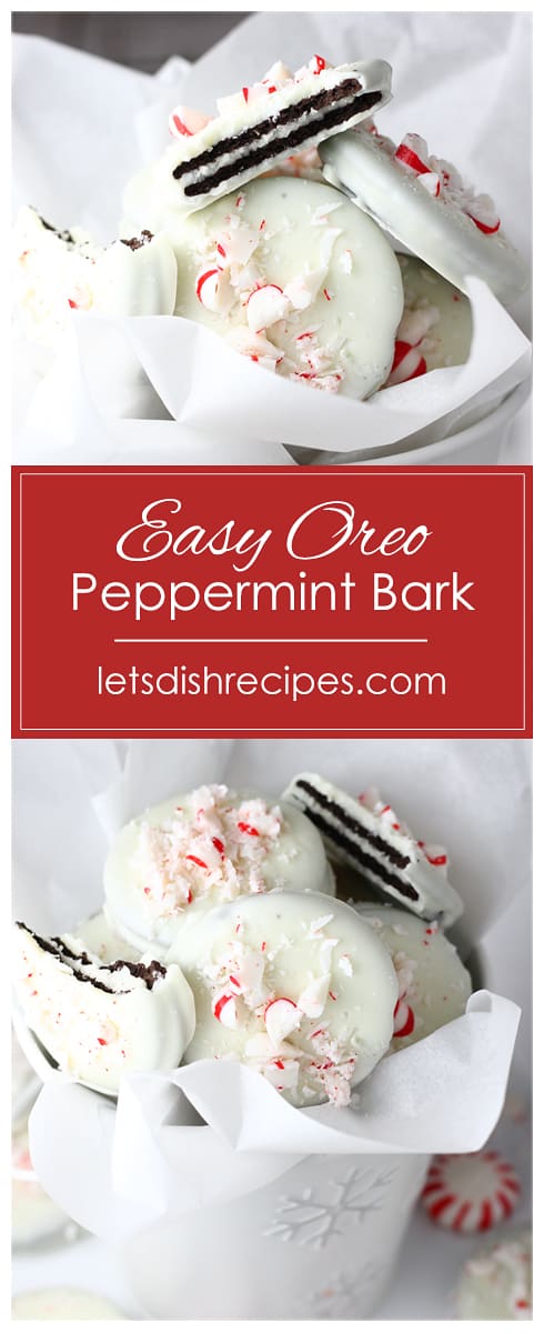 Easy Oreo Peppermint Bark