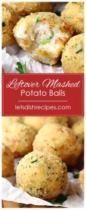 Leftover Mashed Potato Balls