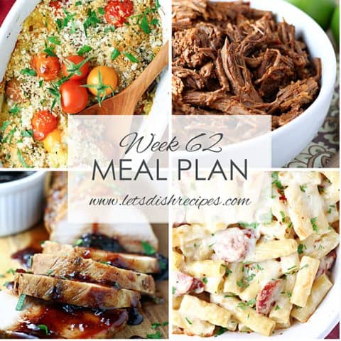 Let’s Dish Easy Meal Plan (Week 62) — Let's Dish Recipes