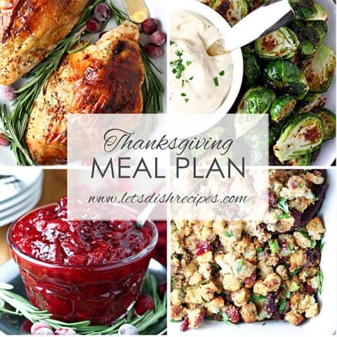 Let’s Dish Easy Thanksgiving Meal Plan — Let's Dish Recipes