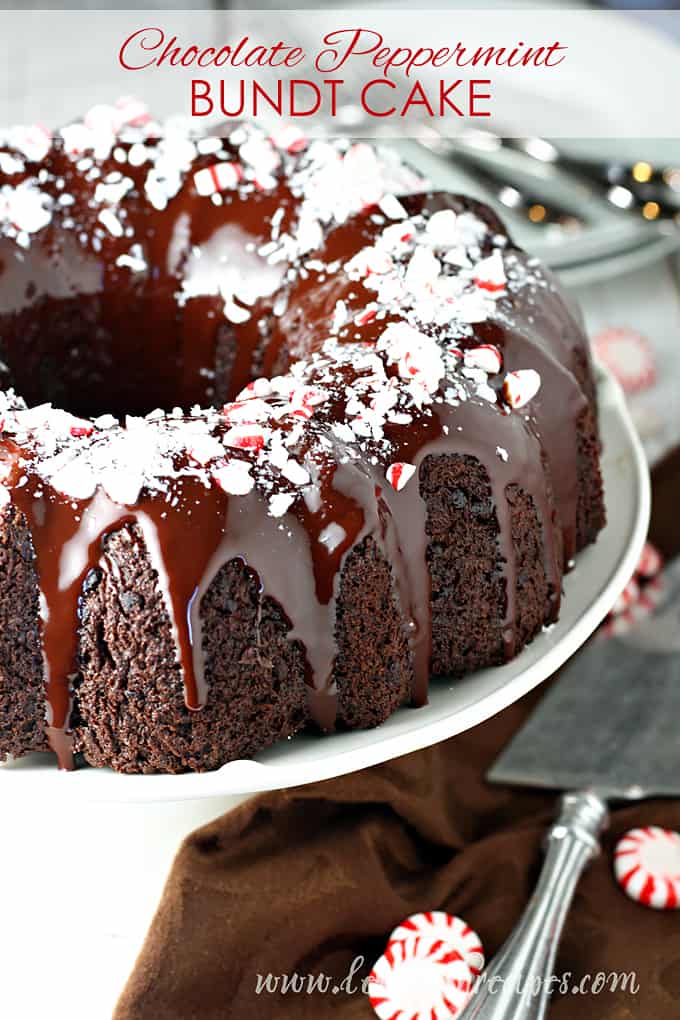 Chocolate Peppermint Bundt Cake