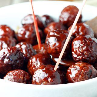 Sweet Chipotle Barbecue Meatballs