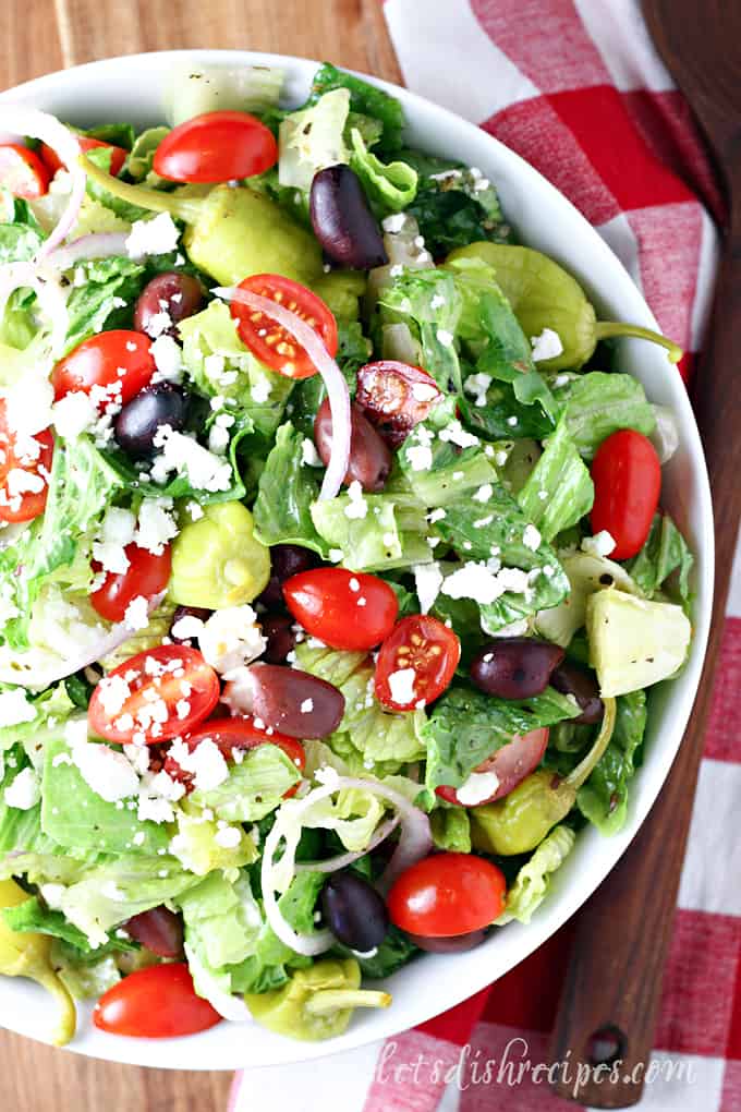 Copycat Panera Greek Salad