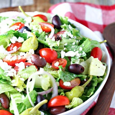 Copycat Panera Greek Salad
