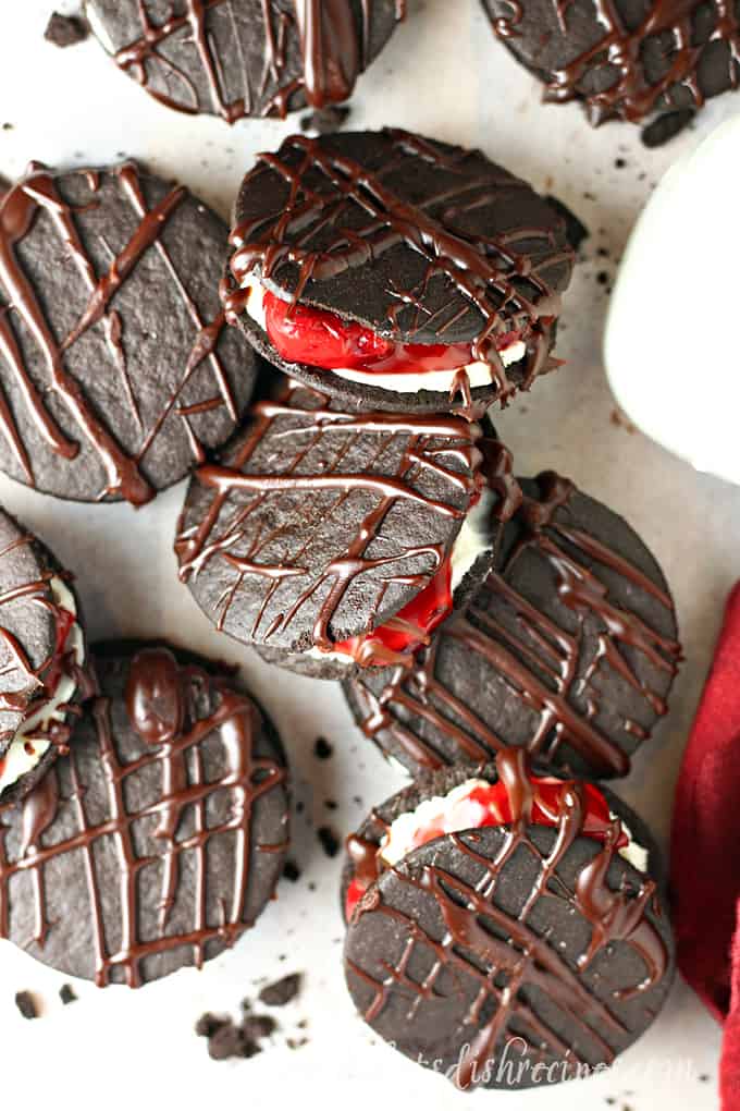 No-Bake Black Forest Cookies