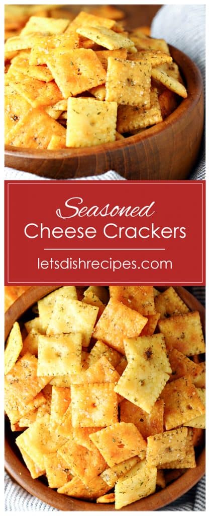 Ultimate Seasoned Cheese Crackers — Let's Dish Recipes