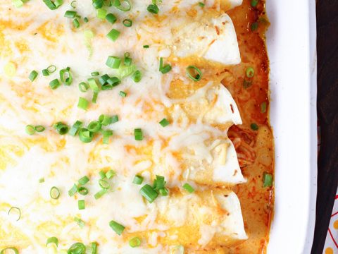 Easy Cheese Enchiladas — Let's Dish Recipes