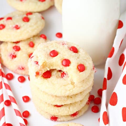 Red Hots Cake Mix Sugar Cookies