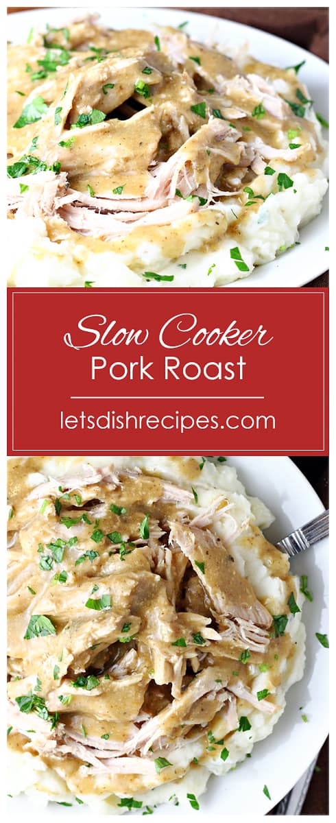 Slow Cooker Pork Roast with Gravy