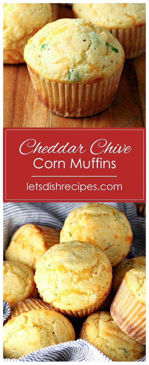 Cheddar Chive Corn Muffins