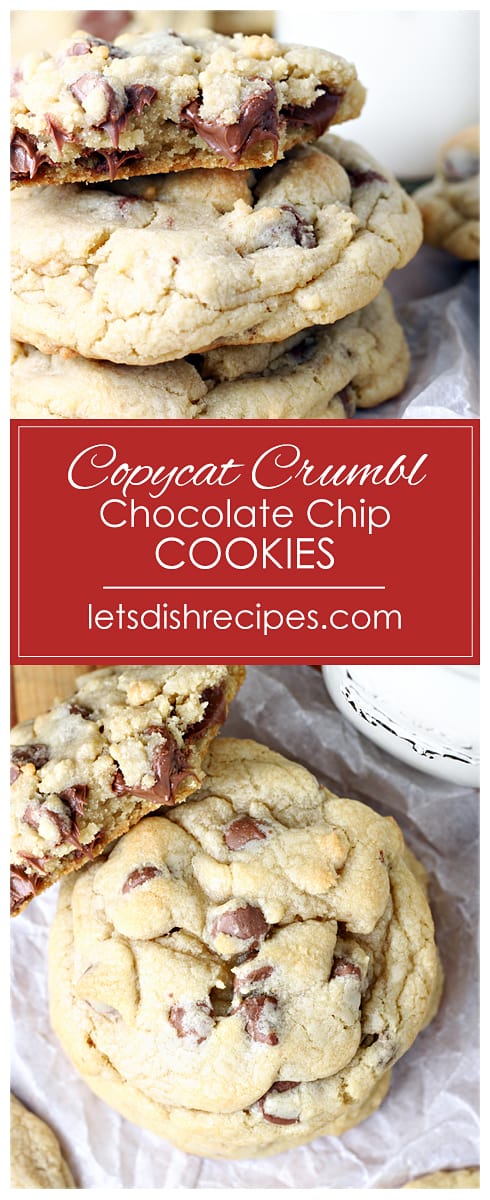 Copycat Crumbl Chocolate Chip Cookies