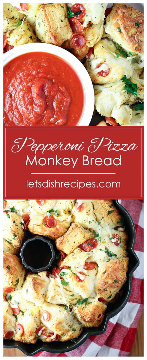 Pepperoni Pizza Monkey Bread