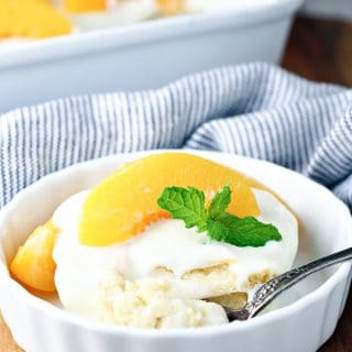 Peach Carlota Dessert
