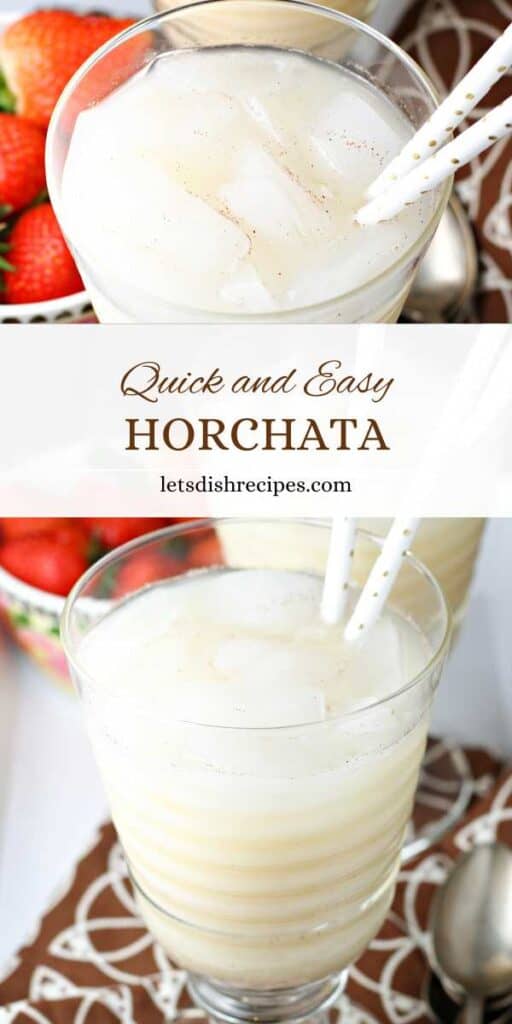 Quick and Easy Horchata