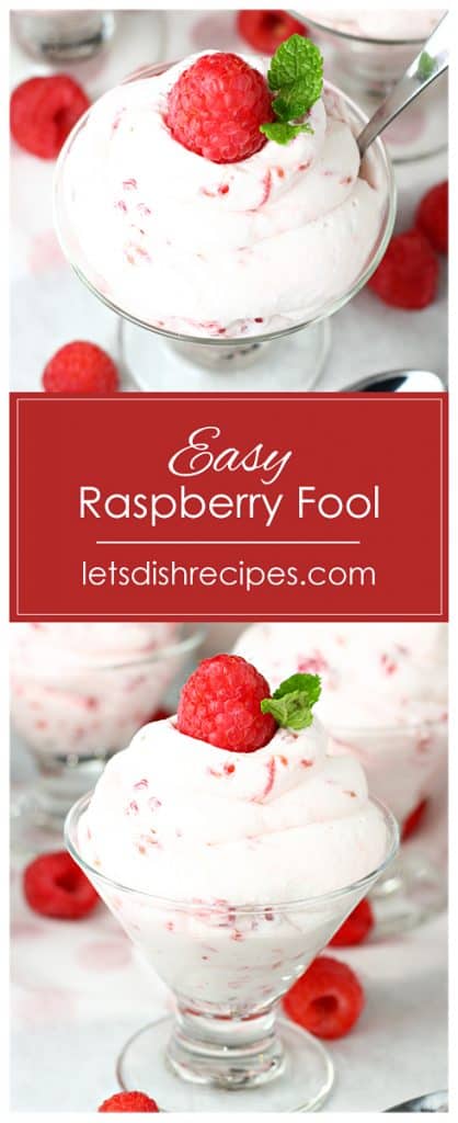 Easy Raspberry Fool — Let's Dish Recipes