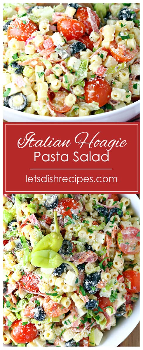 Italian Hoagie Pasta Salad